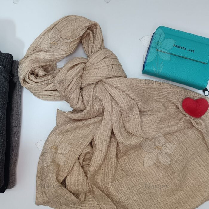 شال پلیسه ای شاین دار