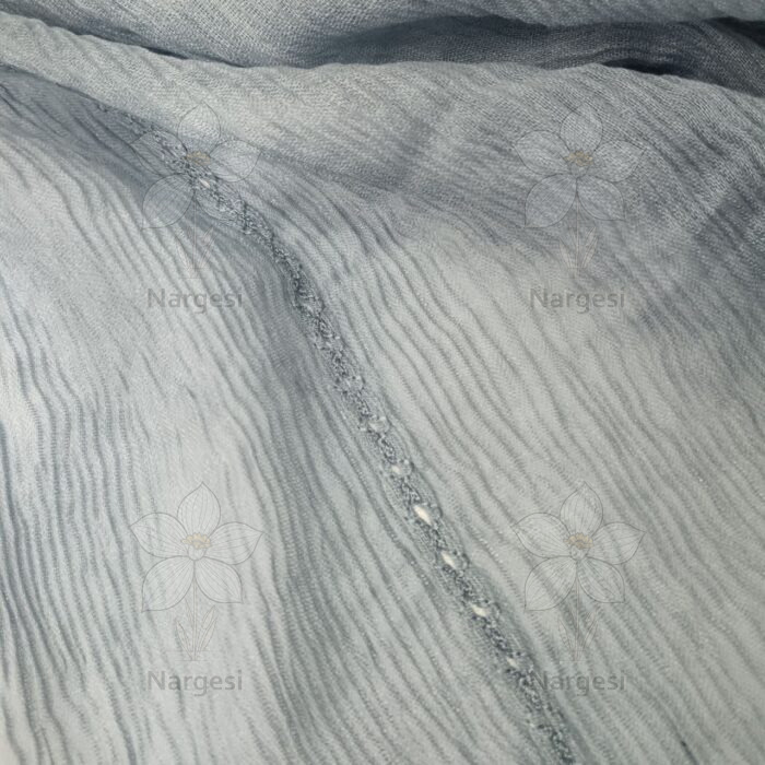 شال پلیسه ای ساده