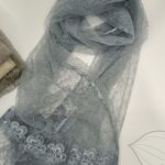 شال حریر طرح گل